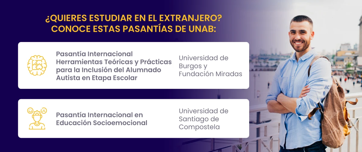 Pasantías internacionales de Postgrados UNAB en alianza con instituciones españolas.